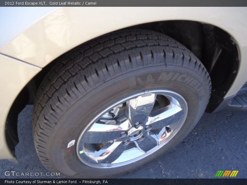 Gold Leaf Metallic / Camel 2012 Ford Escape XLT