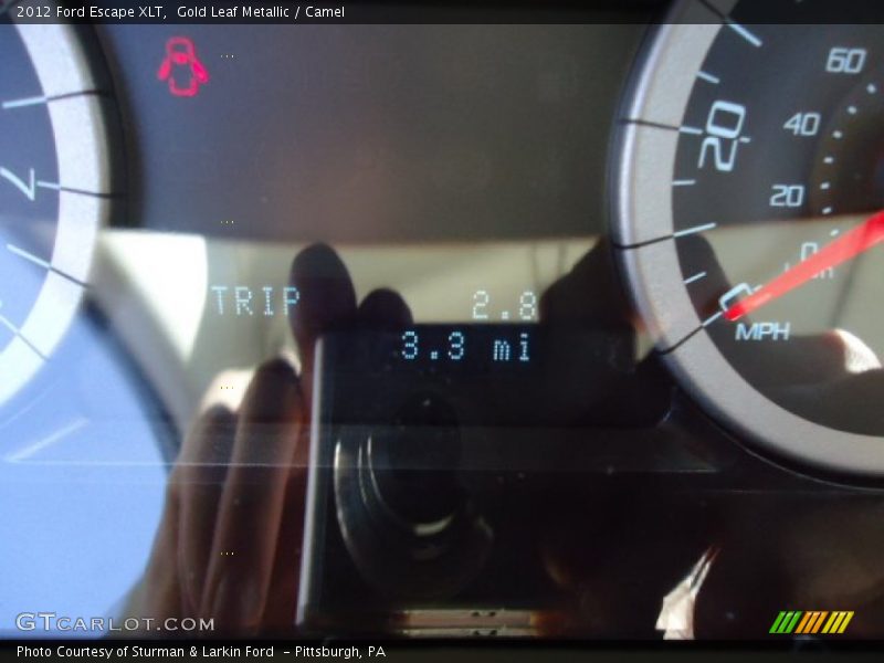 Gold Leaf Metallic / Camel 2012 Ford Escape XLT