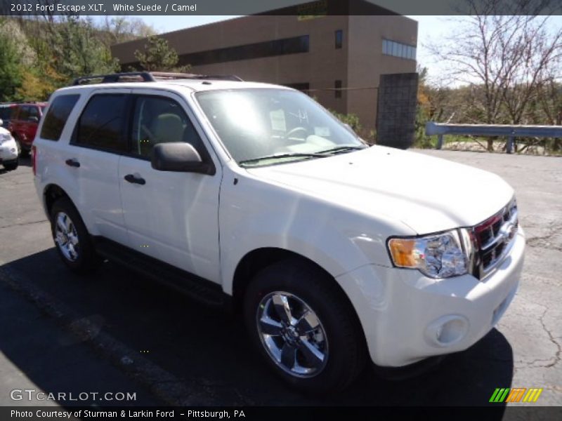 White Suede / Camel 2012 Ford Escape XLT