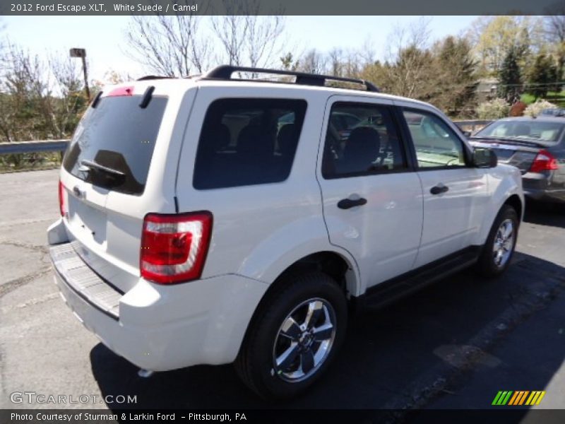 White Suede / Camel 2012 Ford Escape XLT