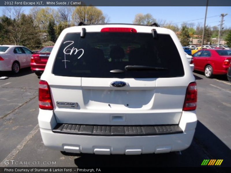 White Suede / Camel 2012 Ford Escape XLT