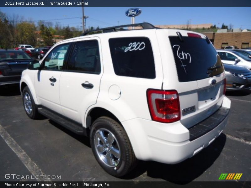 White Suede / Camel 2012 Ford Escape XLT