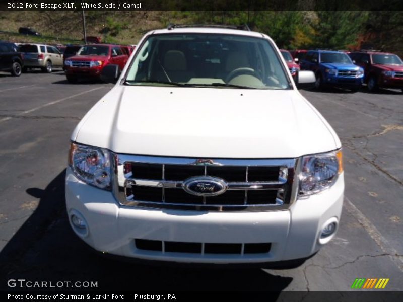 White Suede / Camel 2012 Ford Escape XLT