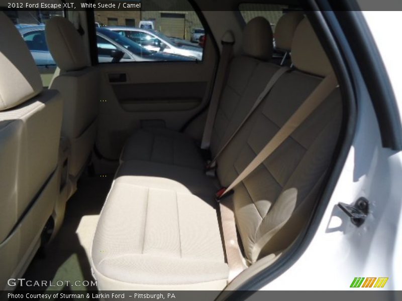 White Suede / Camel 2012 Ford Escape XLT