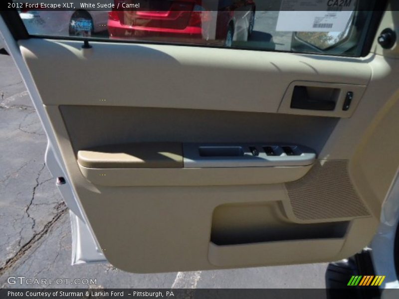 White Suede / Camel 2012 Ford Escape XLT