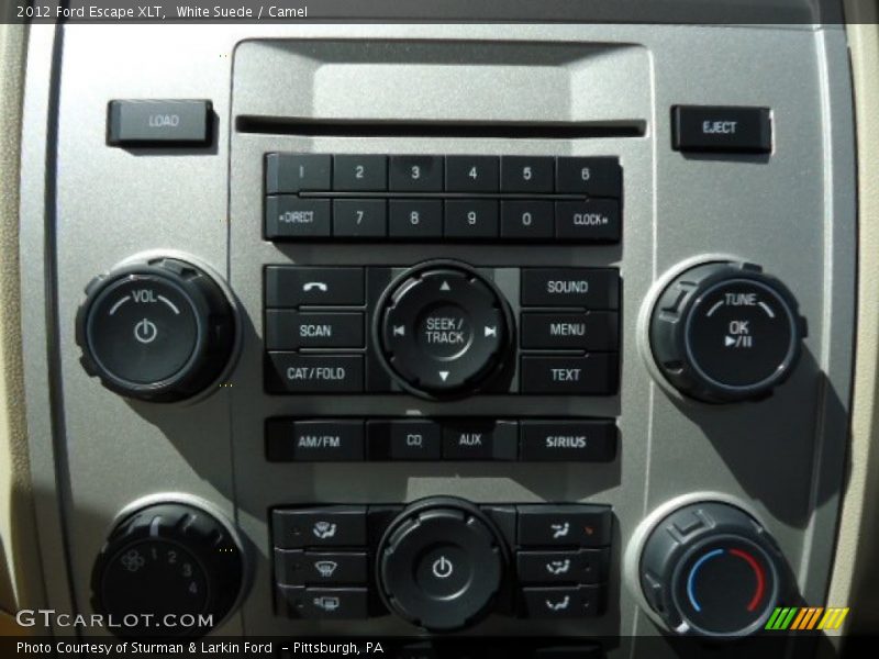White Suede / Camel 2012 Ford Escape XLT