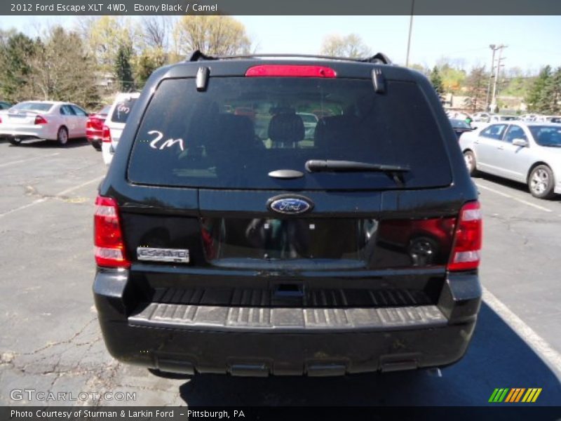 Ebony Black / Camel 2012 Ford Escape XLT 4WD