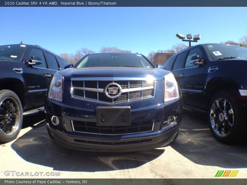 Imperial Blue / Ebony/Titanium 2010 Cadillac SRX 4 V6 AWD