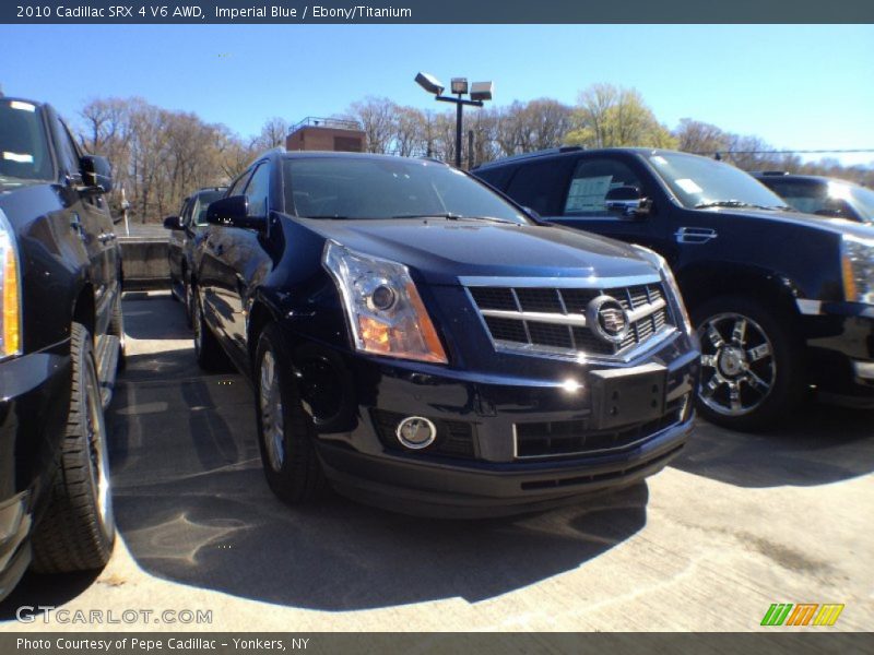 Imperial Blue / Ebony/Titanium 2010 Cadillac SRX 4 V6 AWD