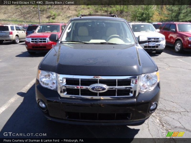 Ebony Black / Camel 2012 Ford Escape XLT 4WD