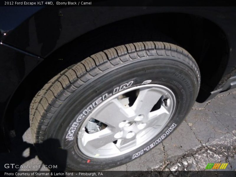 Ebony Black / Camel 2012 Ford Escape XLT 4WD