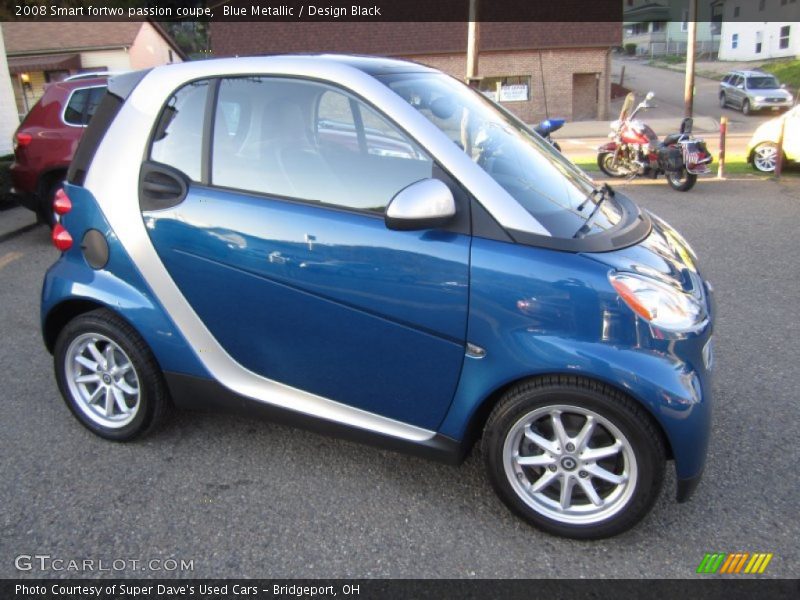  2008 fortwo passion coupe Blue Metallic