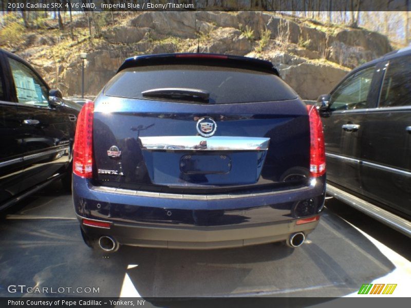 Imperial Blue / Ebony/Titanium 2010 Cadillac SRX 4 V6 AWD
