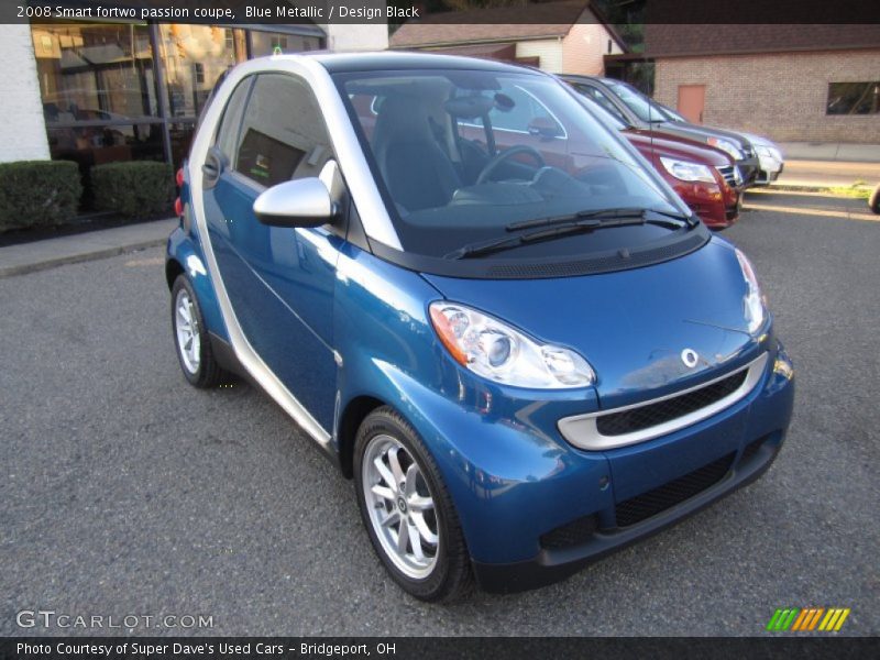 Front 3/4 View of 2008 fortwo passion coupe