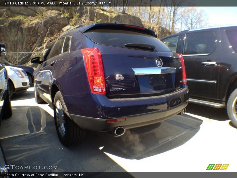 Imperial Blue / Ebony/Titanium 2010 Cadillac SRX 4 V6 AWD