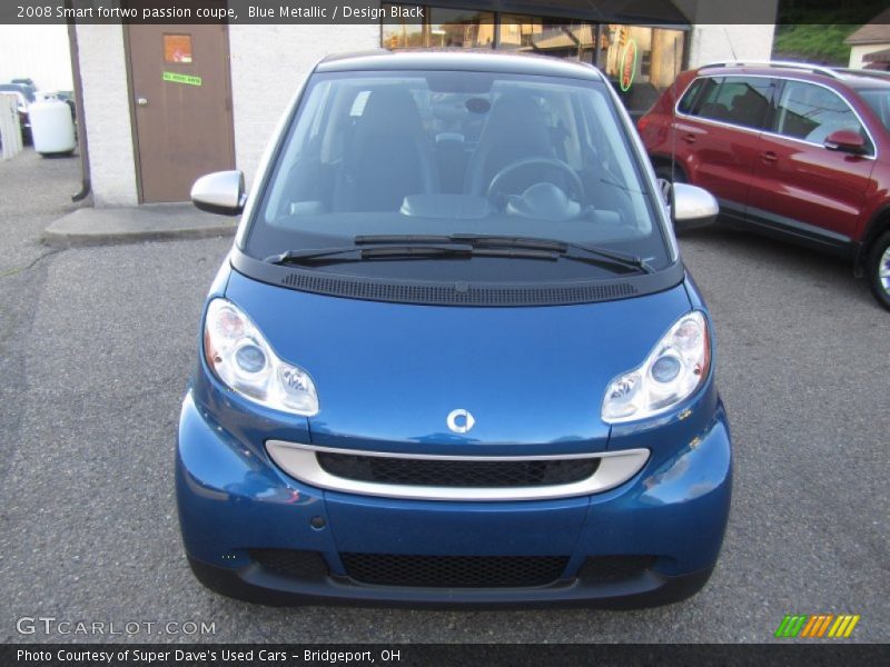 Blue Metallic / Design Black 2008 Smart fortwo passion coupe