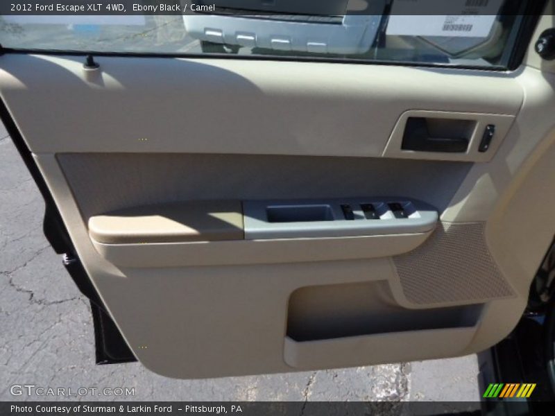 Ebony Black / Camel 2012 Ford Escape XLT 4WD