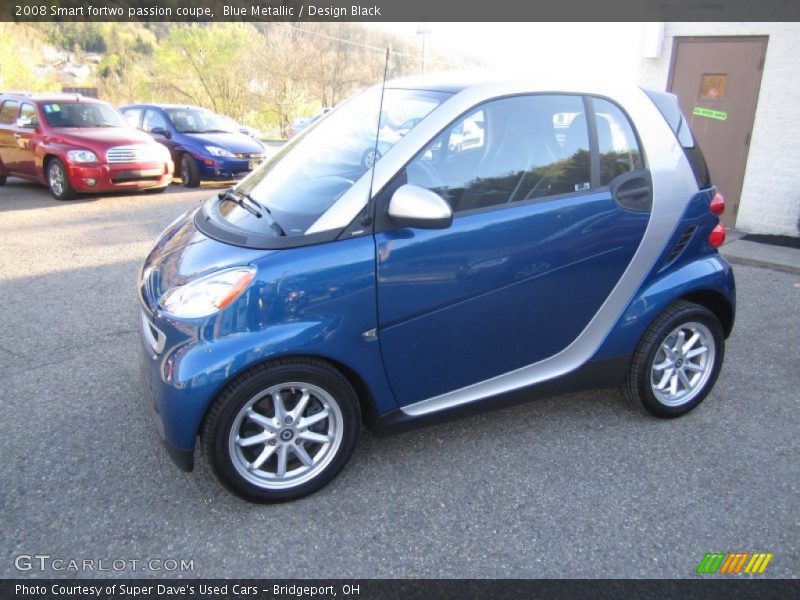 Blue Metallic / Design Black 2008 Smart fortwo passion coupe