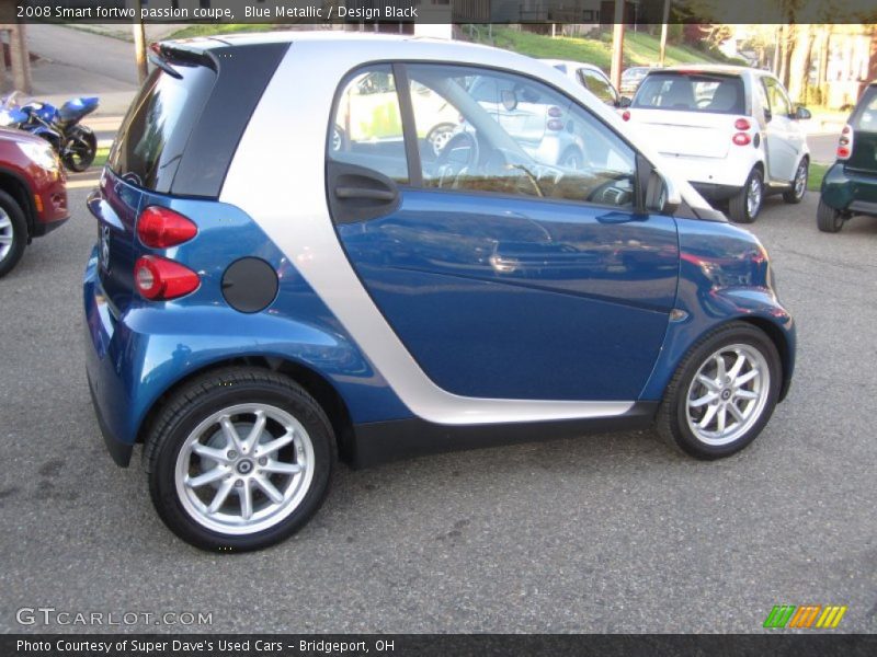 Blue Metallic / Design Black 2008 Smart fortwo passion coupe