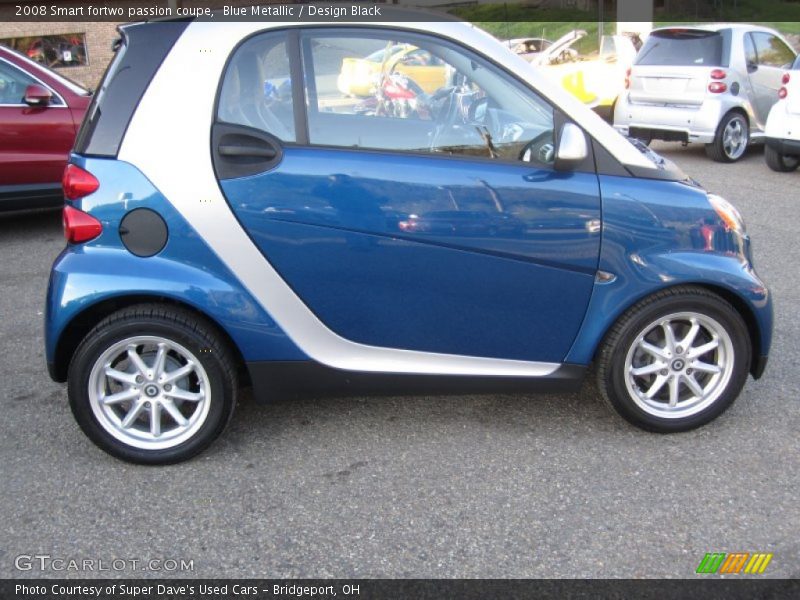 Blue Metallic / Design Black 2008 Smart fortwo passion coupe