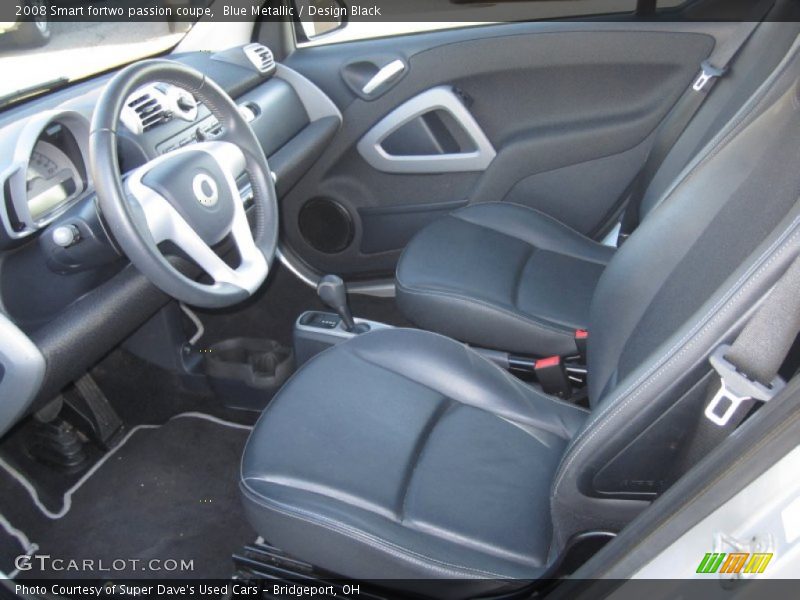  2008 fortwo passion coupe Design Black Interior