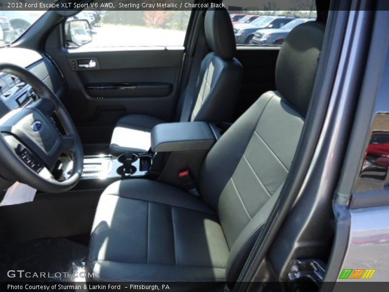 Sterling Gray Metallic / Charcoal Black 2012 Ford Escape XLT Sport V6 AWD