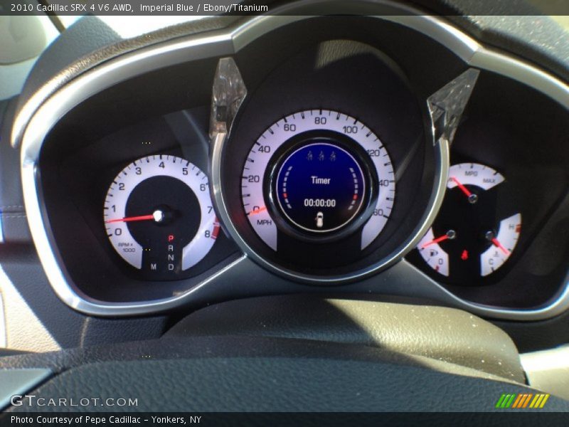 Imperial Blue / Ebony/Titanium 2010 Cadillac SRX 4 V6 AWD