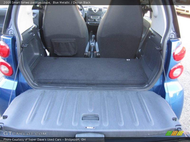  2008 fortwo passion coupe Trunk