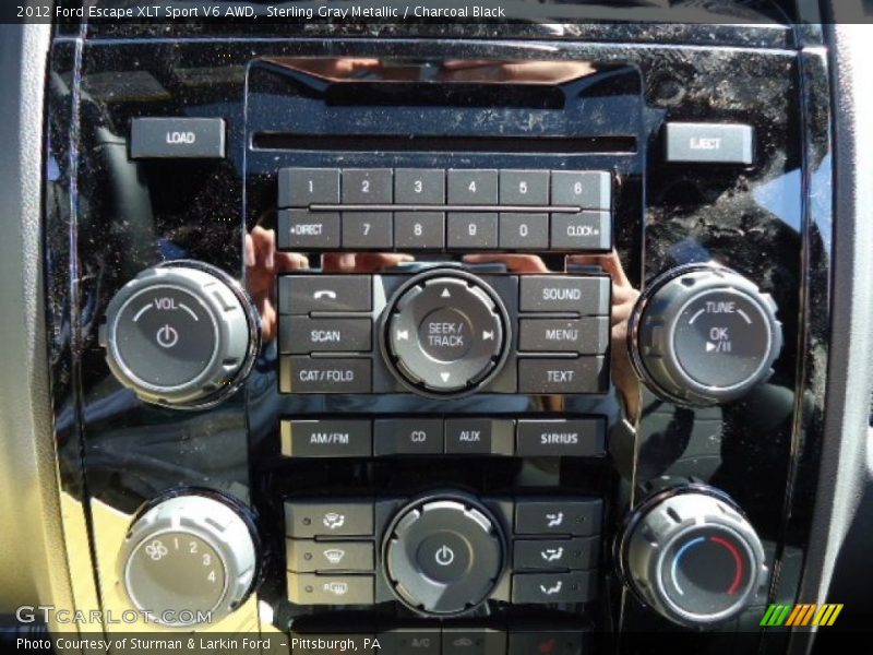 Sterling Gray Metallic / Charcoal Black 2012 Ford Escape XLT Sport V6 AWD