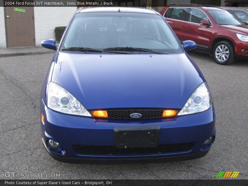 Sonic Blue Metallic / Black 2004 Ford Focus SVT Hatchback