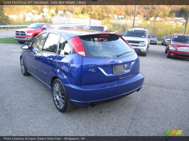 Sonic Blue Metallic / Black 2004 Ford Focus SVT Hatchback