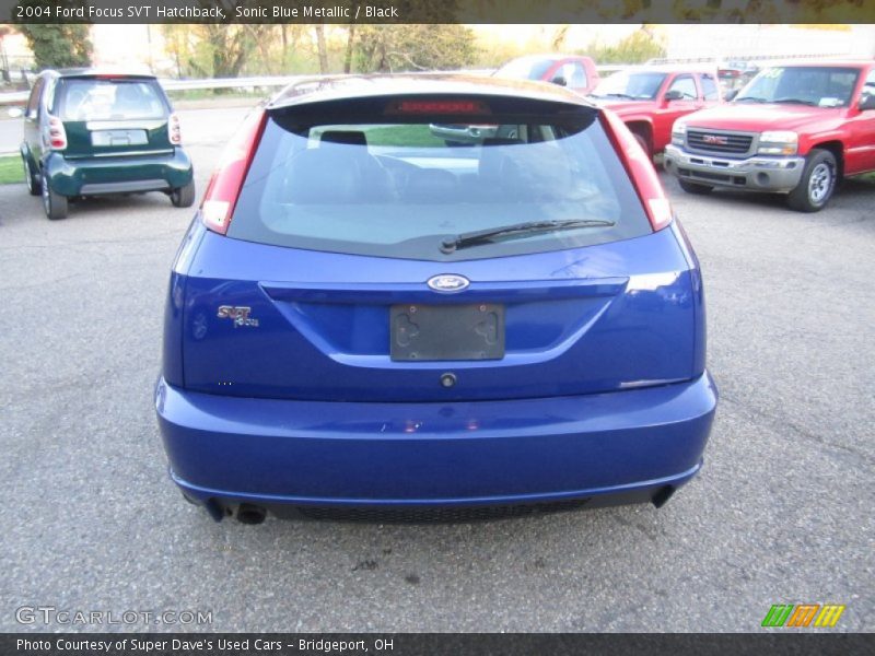 Sonic Blue Metallic / Black 2004 Ford Focus SVT Hatchback