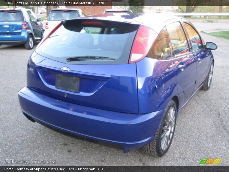 Sonic Blue Metallic / Black 2004 Ford Focus SVT Hatchback