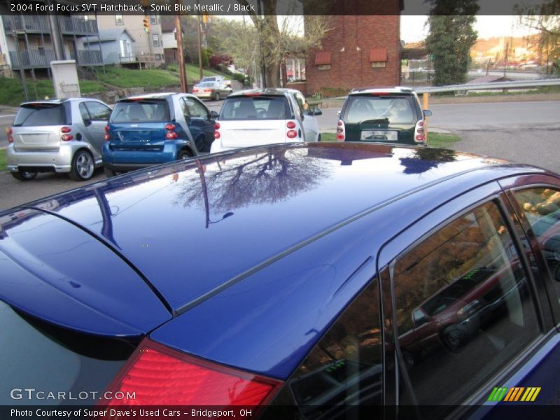 Sonic Blue Metallic / Black 2004 Ford Focus SVT Hatchback