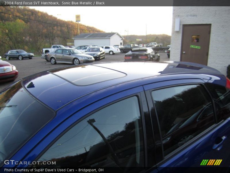 Sonic Blue Metallic / Black 2004 Ford Focus SVT Hatchback