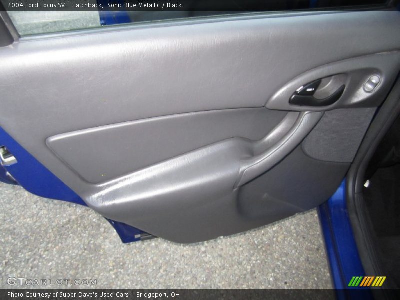 Sonic Blue Metallic / Black 2004 Ford Focus SVT Hatchback