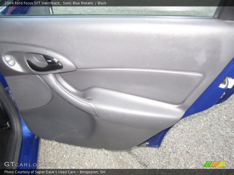 Sonic Blue Metallic / Black 2004 Ford Focus SVT Hatchback