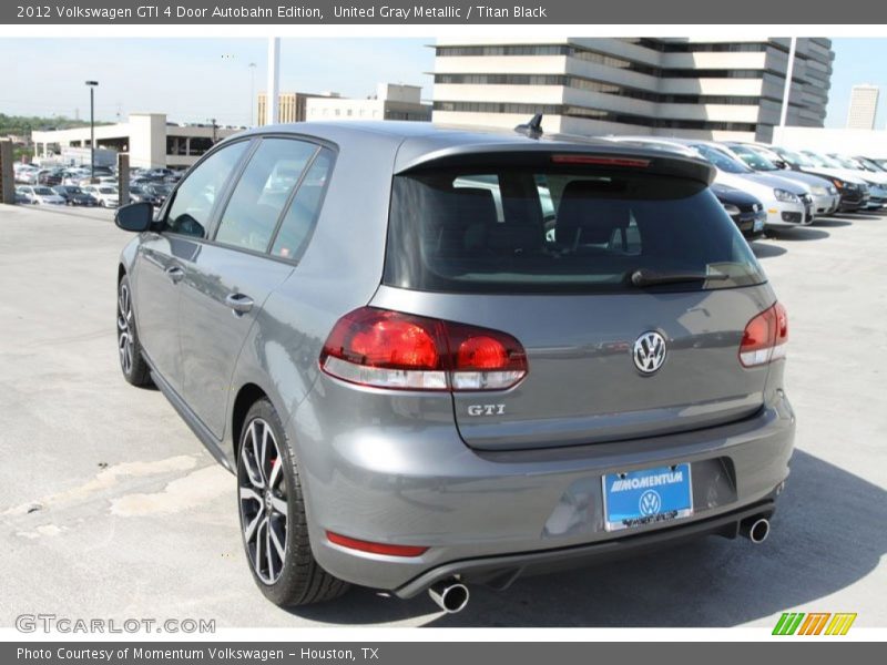United Gray Metallic / Titan Black 2012 Volkswagen GTI 4 Door Autobahn Edition