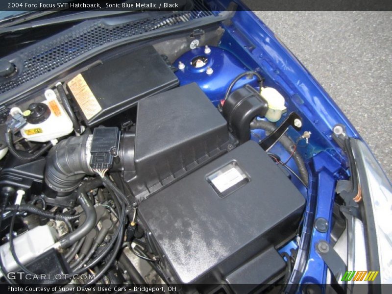Sonic Blue Metallic / Black 2004 Ford Focus SVT Hatchback