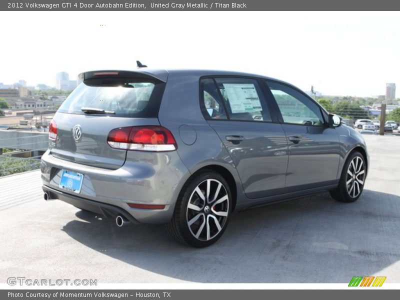 United Gray Metallic / Titan Black 2012 Volkswagen GTI 4 Door Autobahn Edition
