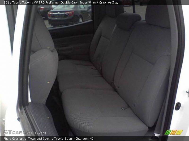 Super White / Graphite Gray 2011 Toyota Tacoma V6 TRD PreRunner Double Cab