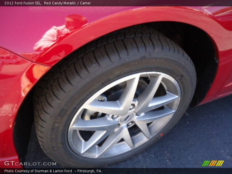 Red Candy Metallic / Camel 2012 Ford Fusion SEL