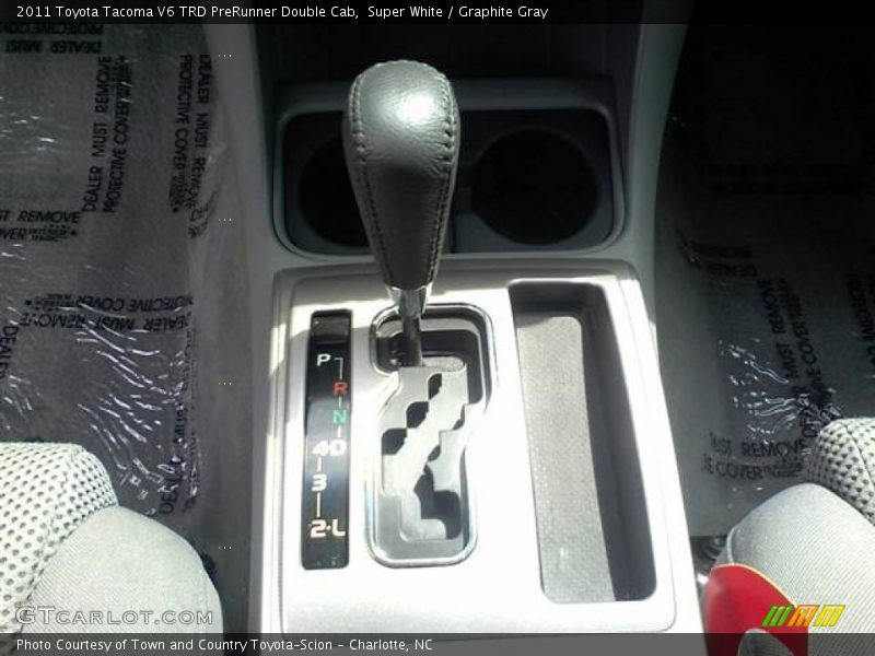 Super White / Graphite Gray 2011 Toyota Tacoma V6 TRD PreRunner Double Cab