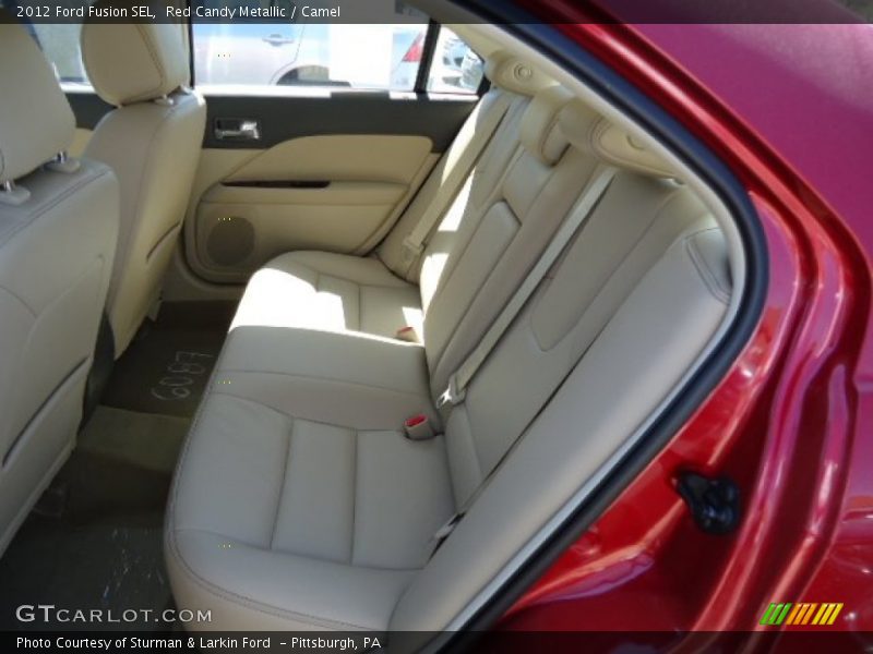 Red Candy Metallic / Camel 2012 Ford Fusion SEL
