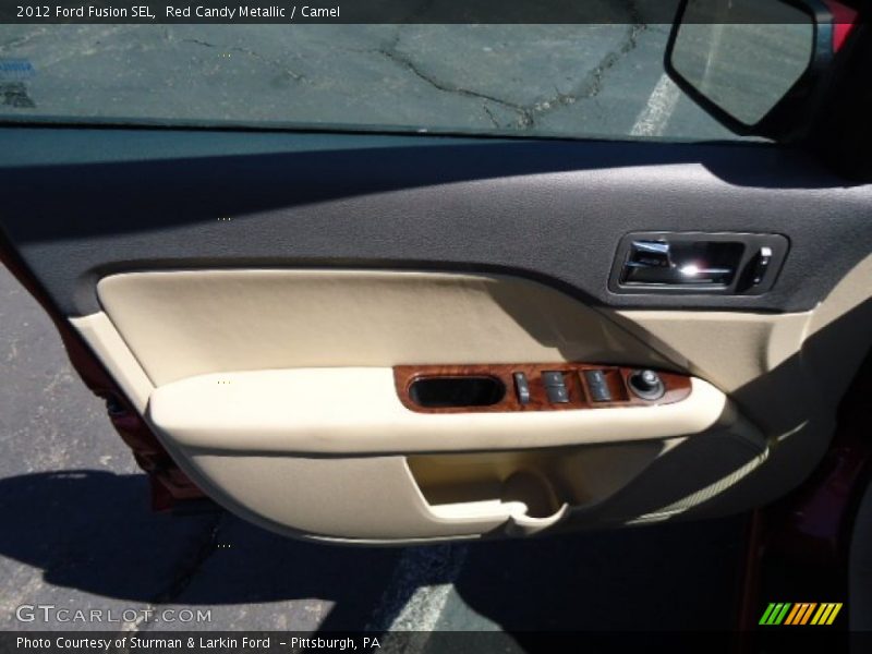 Red Candy Metallic / Camel 2012 Ford Fusion SEL