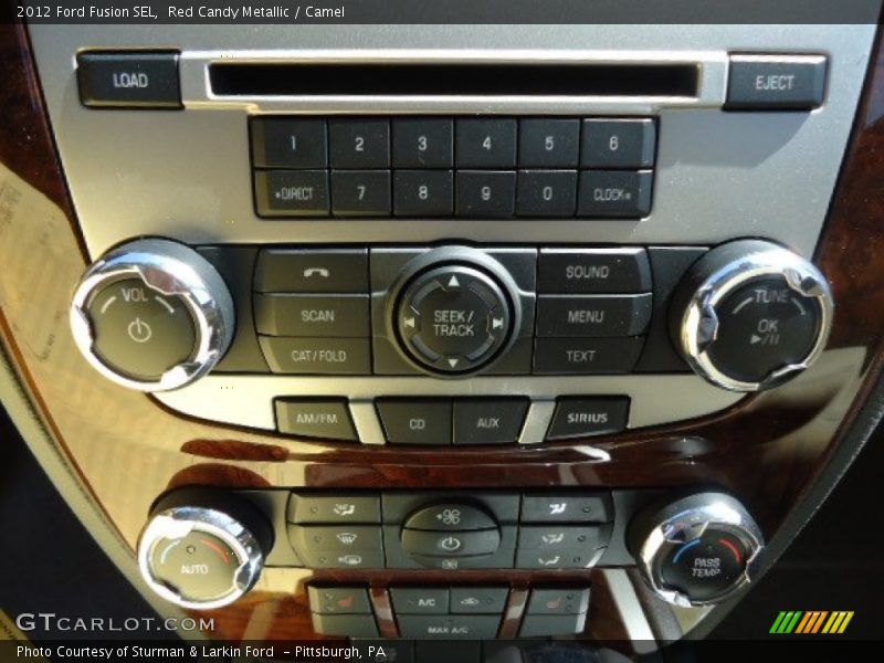Red Candy Metallic / Camel 2012 Ford Fusion SEL