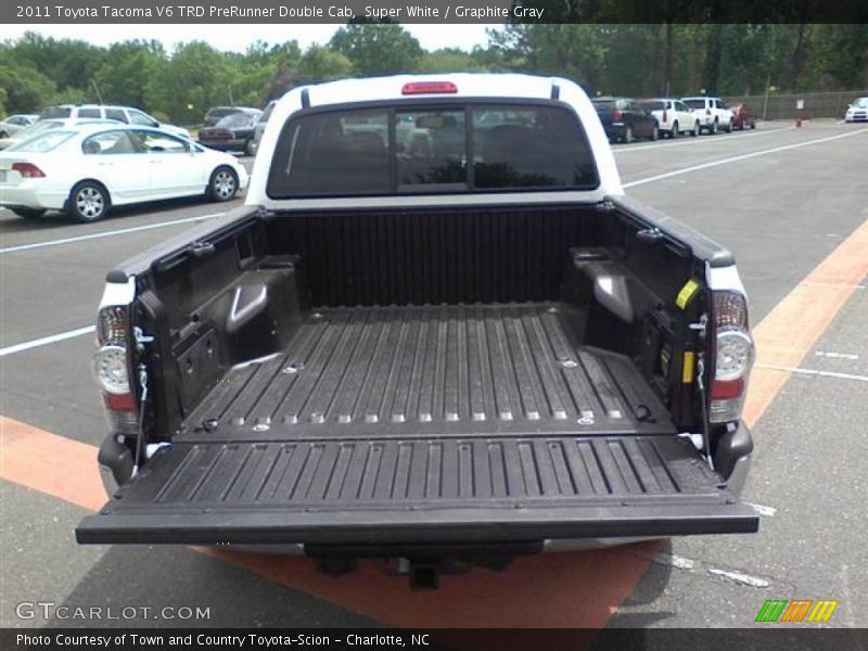 Super White / Graphite Gray 2011 Toyota Tacoma V6 TRD PreRunner Double Cab