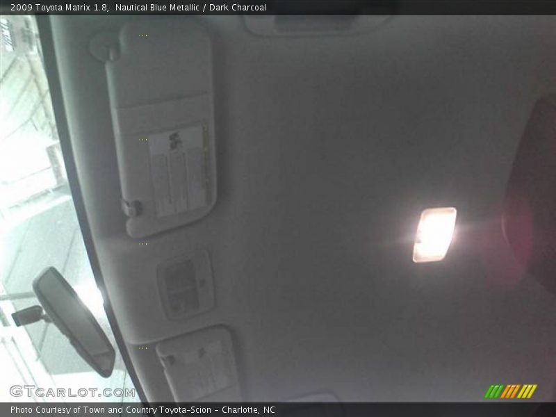 Nautical Blue Metallic / Dark Charcoal 2009 Toyota Matrix 1.8