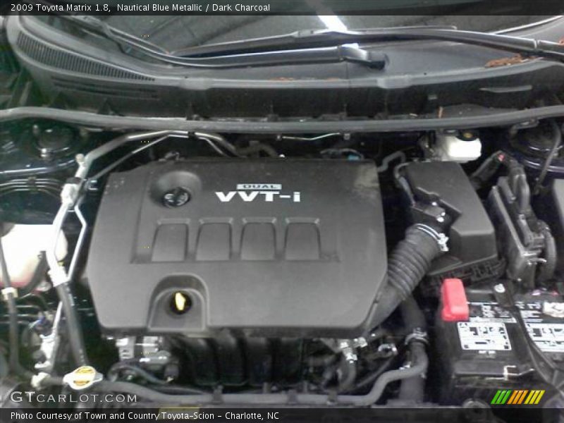 Nautical Blue Metallic / Dark Charcoal 2009 Toyota Matrix 1.8