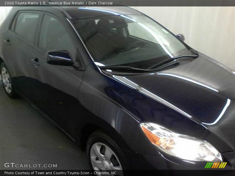 Nautical Blue Metallic / Dark Charcoal 2009 Toyota Matrix 1.8